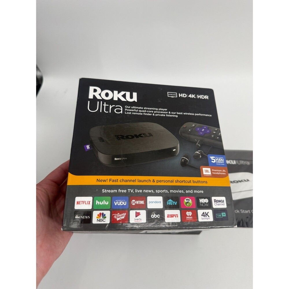 Roku 4670RW Ultra 4K/HD/HDR Streaming Media Player New Open Box